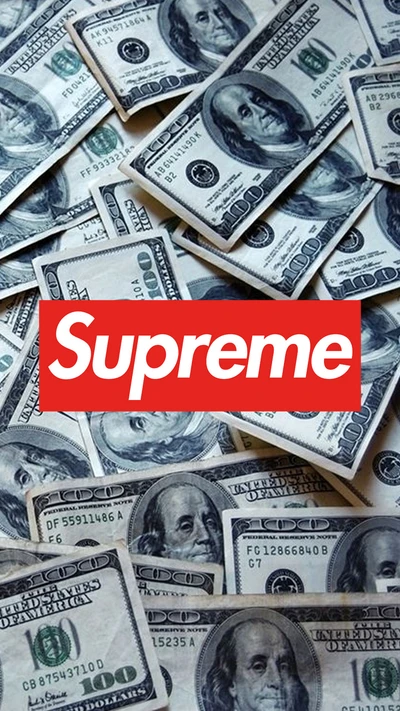 supreme, money, world, dollar, stacks