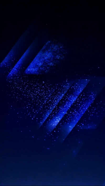 Thème abstrait bleu pour Galaxy S8 (2017)