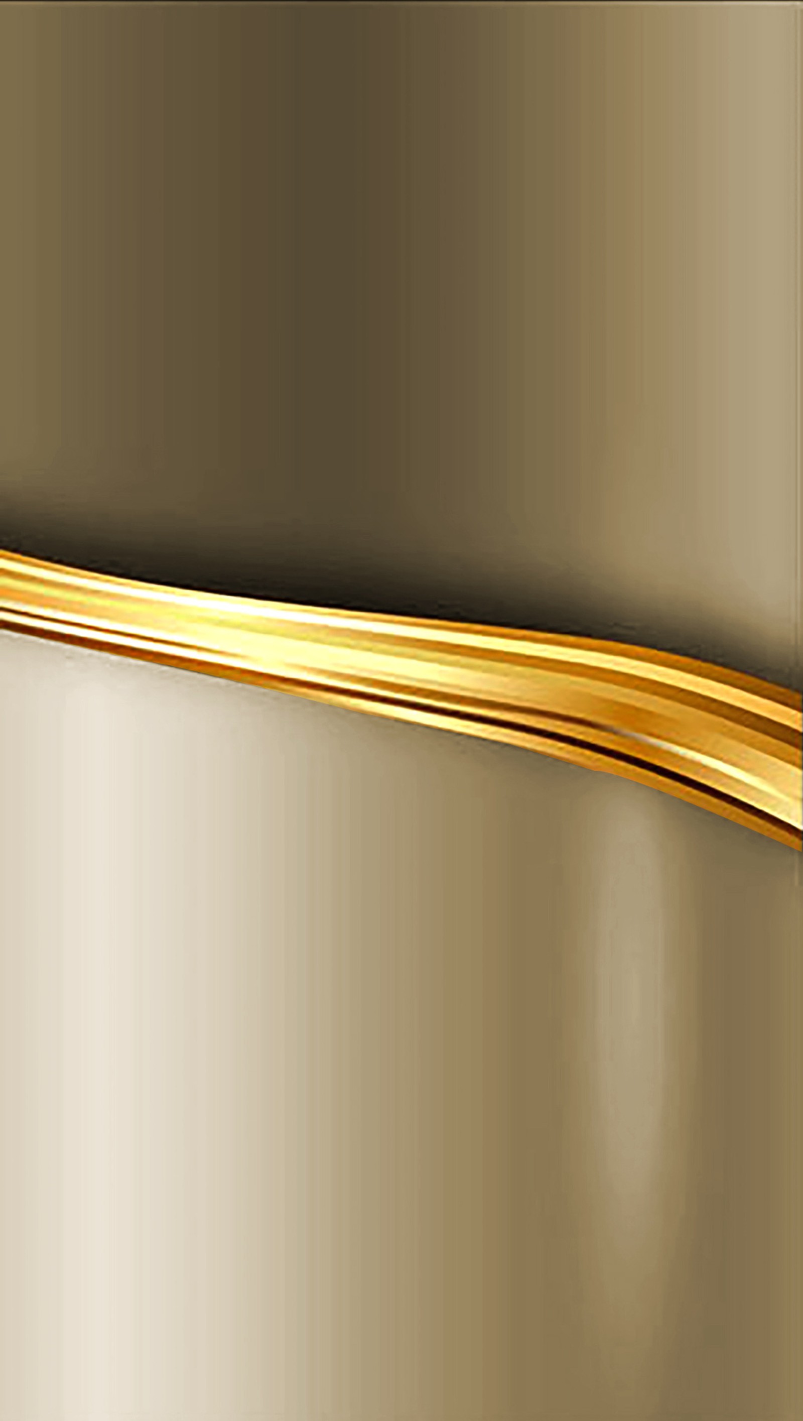 A close up of a gold and black background with a curved design (silver, wallpaper)