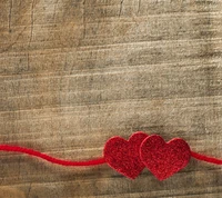 background, heart, hearts, red, thread