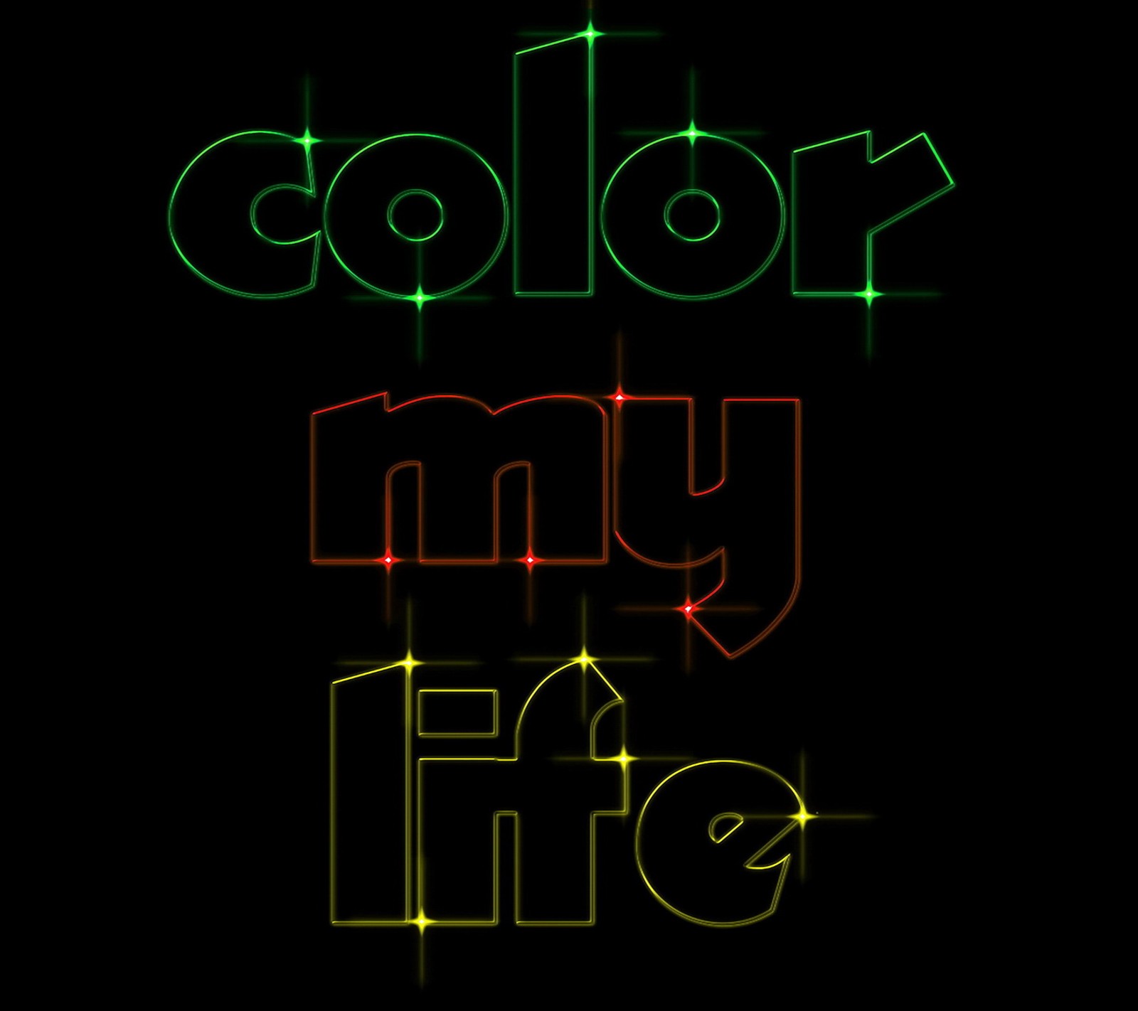 color, life, my, neon, shine Download Wallpaper