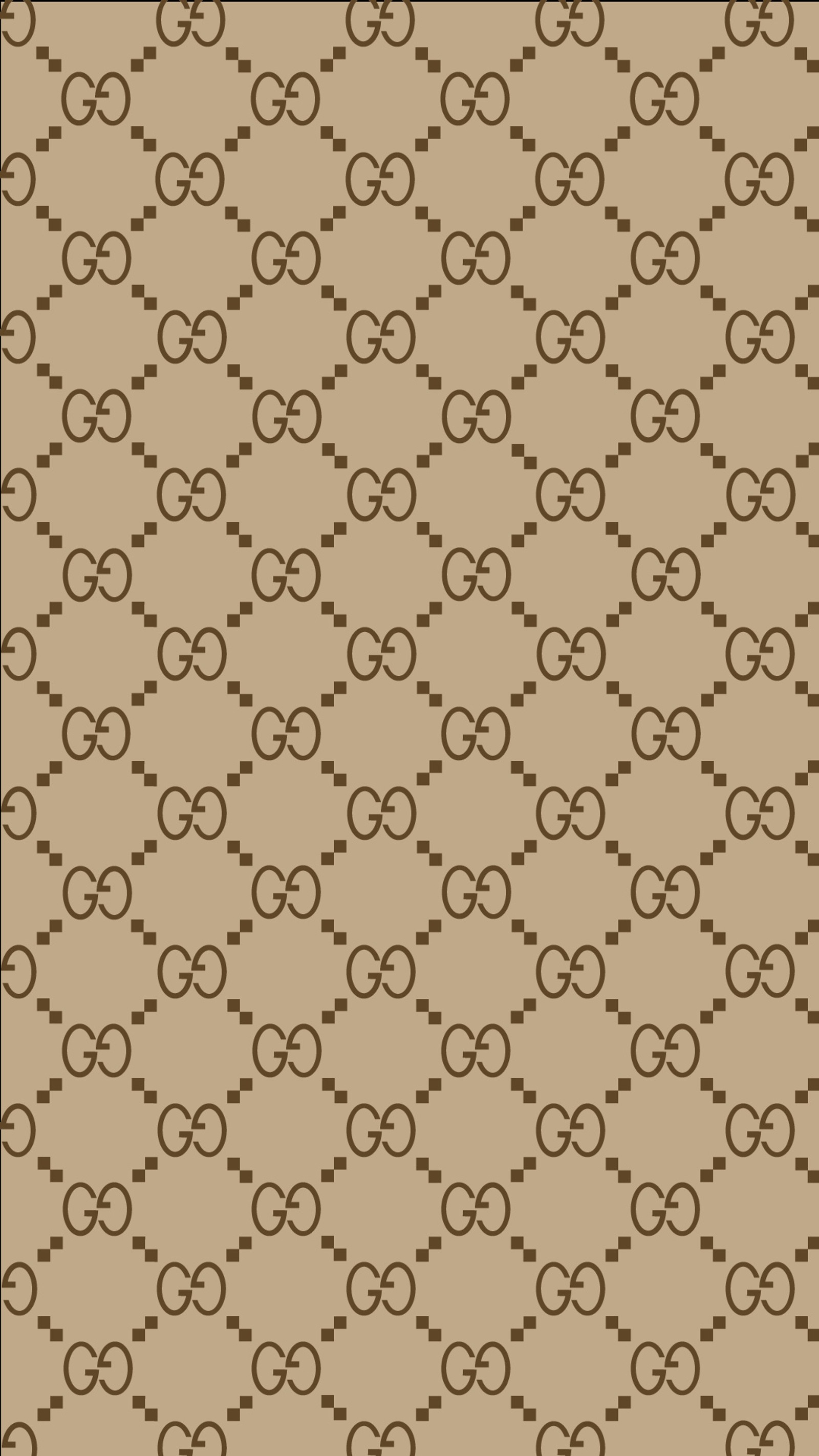 A brown and beige pattern with circles and dots (brand, design, gucci)