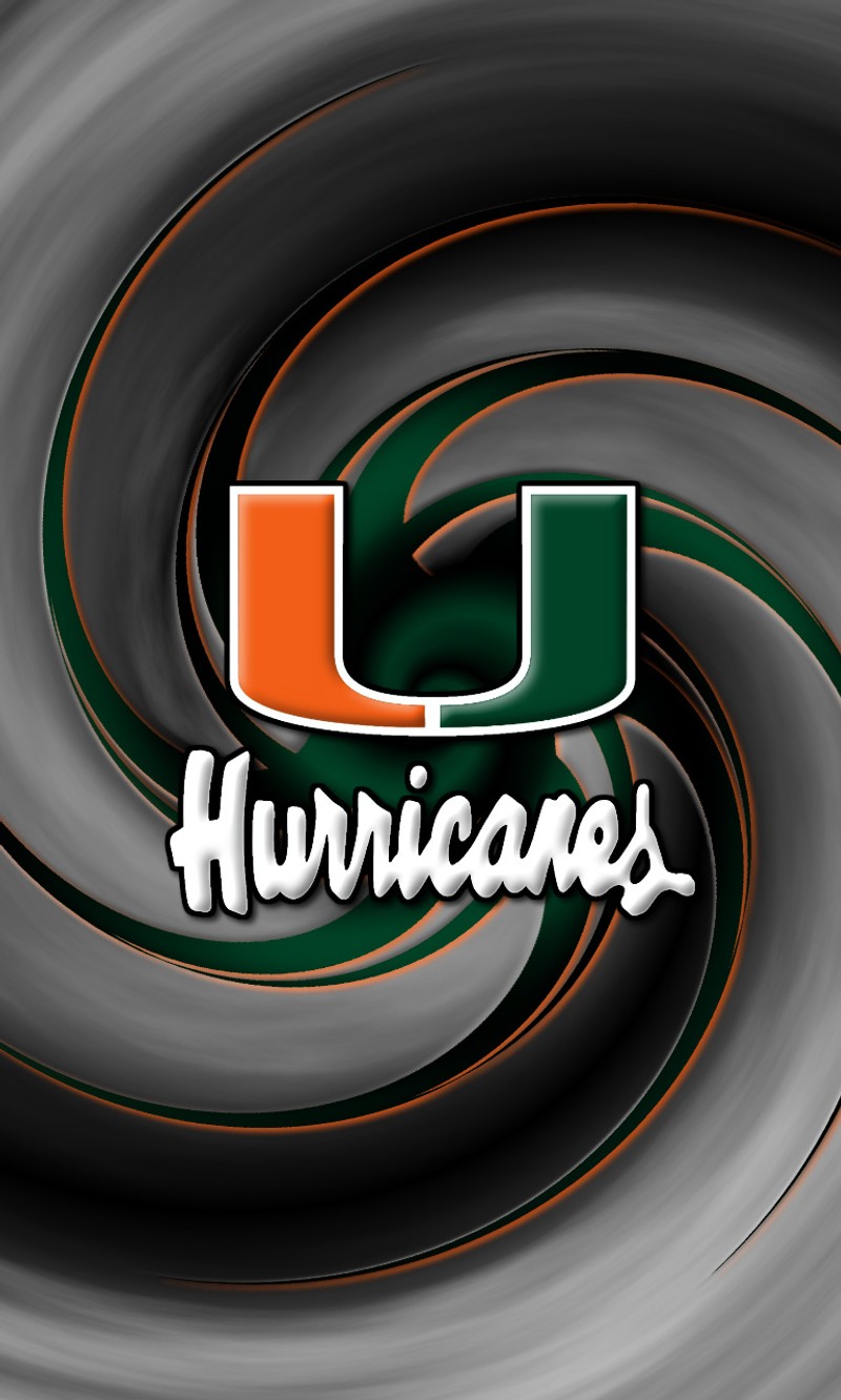 Обои miami hurricanes (колледж, футбол, ураганы, майами, нкаа)