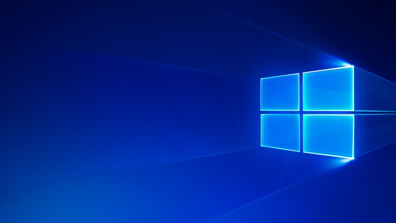 Крупный план синего обоя с окном посередине (windows 10, синий эстетичный, microsoft windows, синий, гладкий)