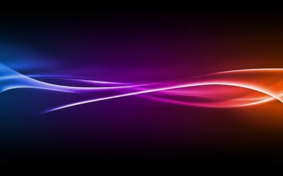 Elegant Purple Light Waves for Mobile App Background