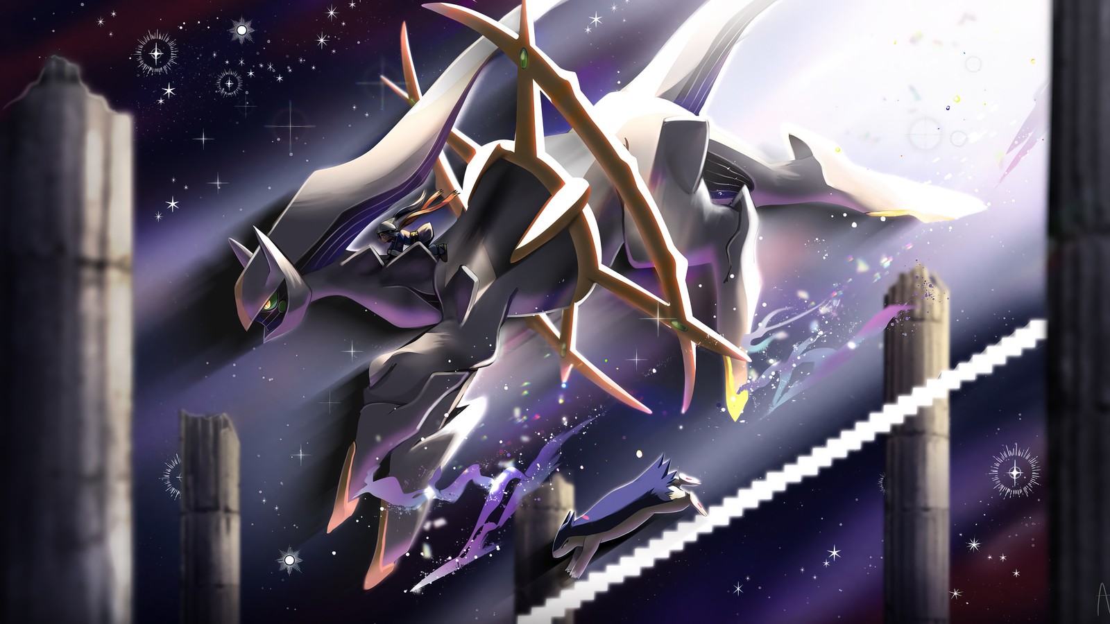 Lade arceus, akari, pokémon legends arceus, pokemon legends arceus, nintendo Hintergrund herunter