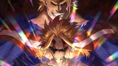 All Might : La dualité du symbole de la paix dans My Hero Academia