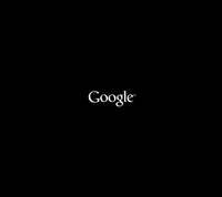 noir, google, logo, blanc