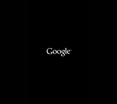 negro, google, logotipo, blanco