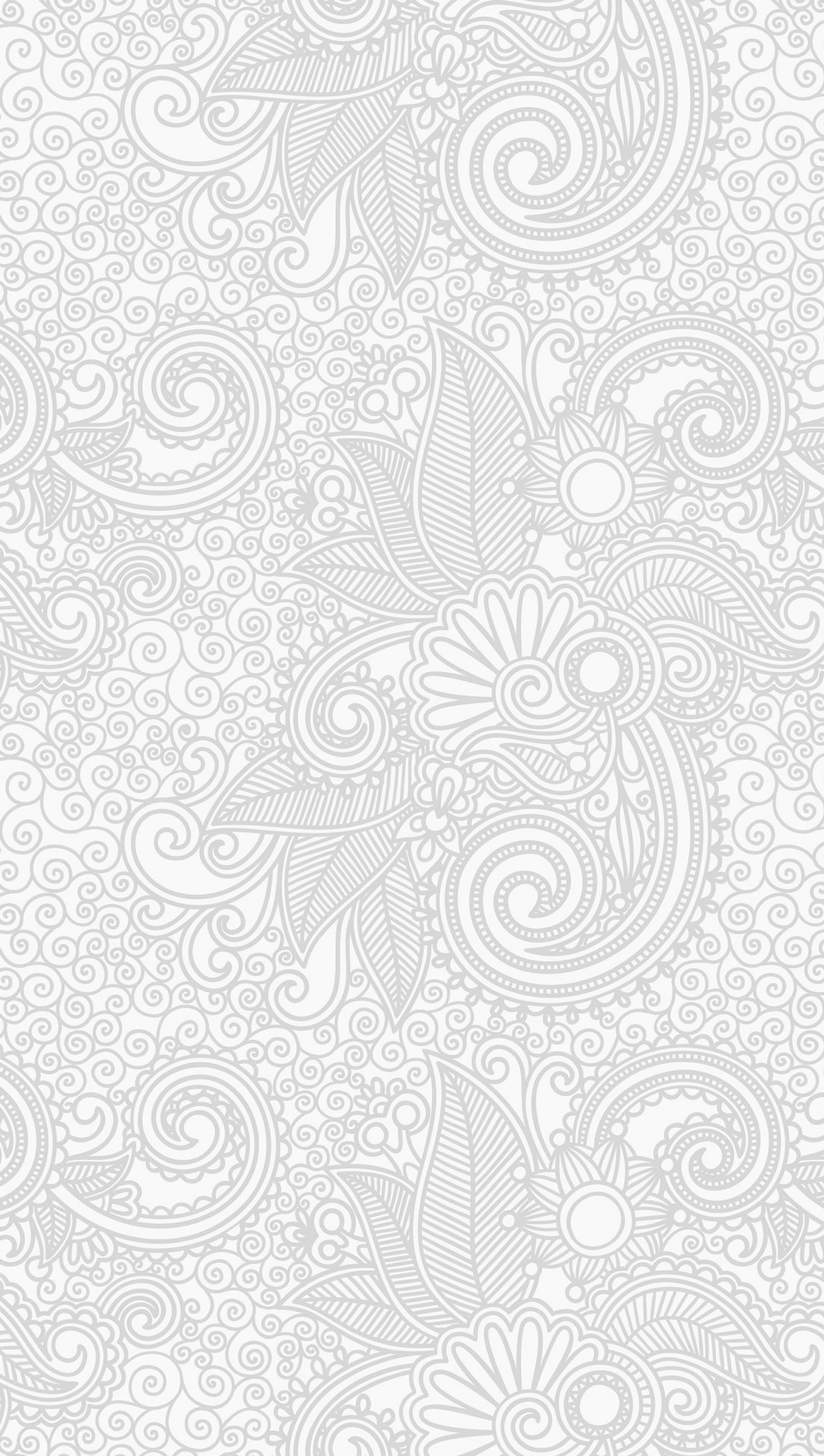 A white paisley pattern on a gray background (pattern, white)