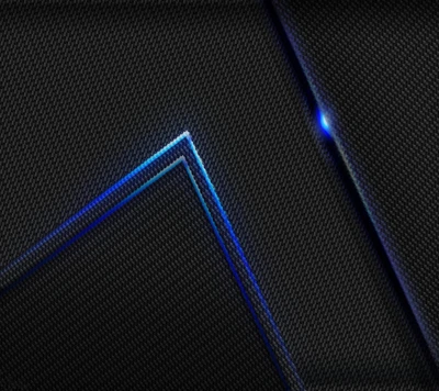 Abstract Blue Carbon Fiber Texture with Laser Accents