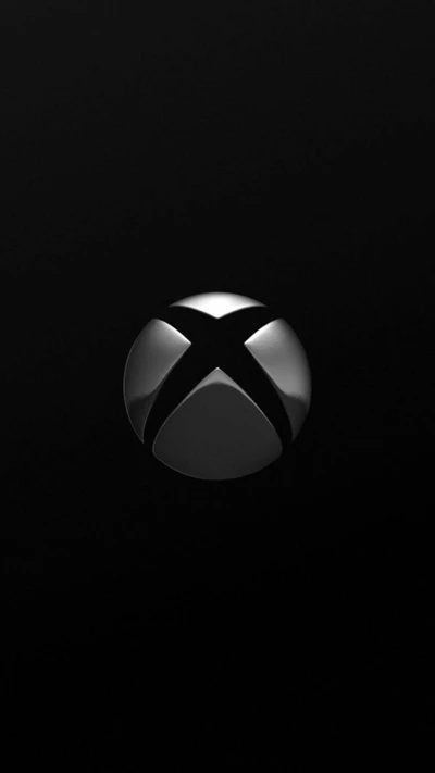 Elegantes Xbox-Logo auf dunklem Hintergrund