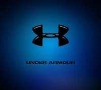 синий, hd, логотип, under armour