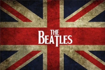 banda, beatles, bandeira, the beatles, reino unido