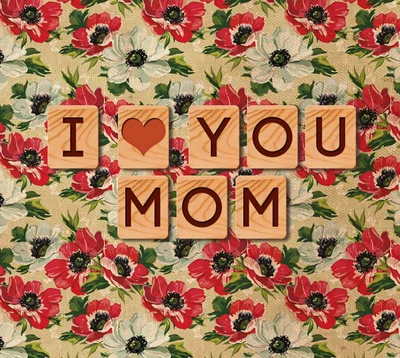 I Love You, Mom" Floral Tribute