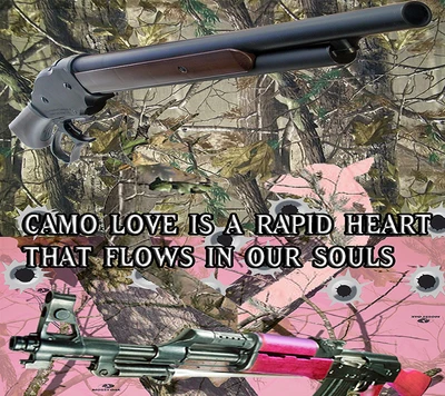 camuflaje, camo love, camolove, armas, amor