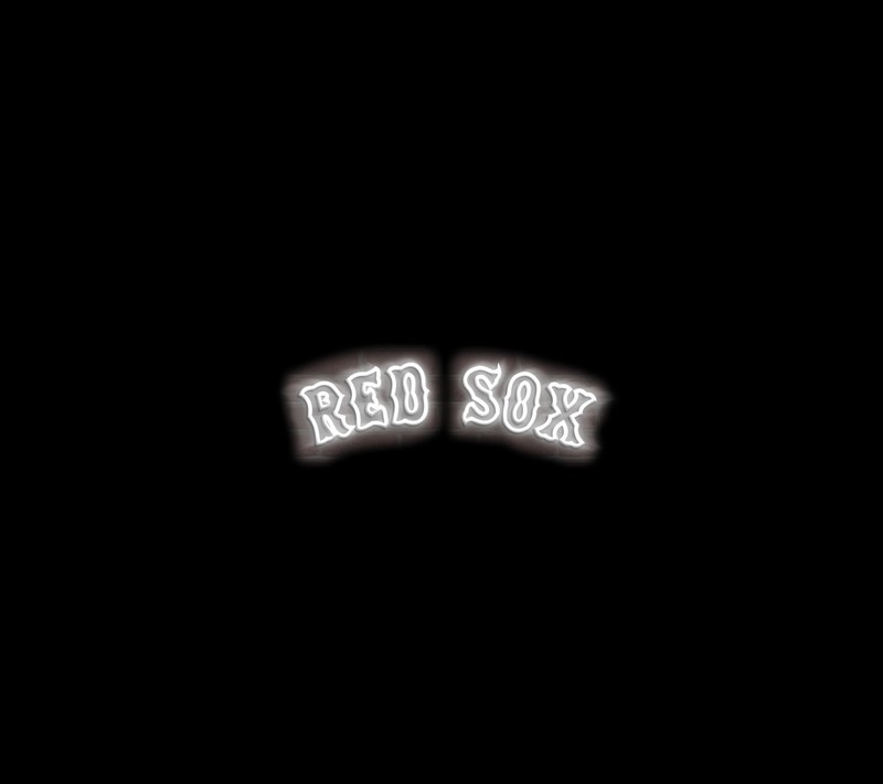 Крупный план логотипа red sox на черном фоне (бейсбол, бостон, boston, mlb, бостон ред сокс)