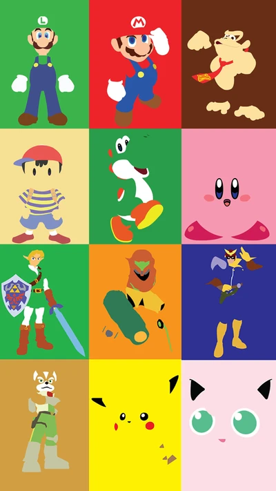 personajes, smash bros