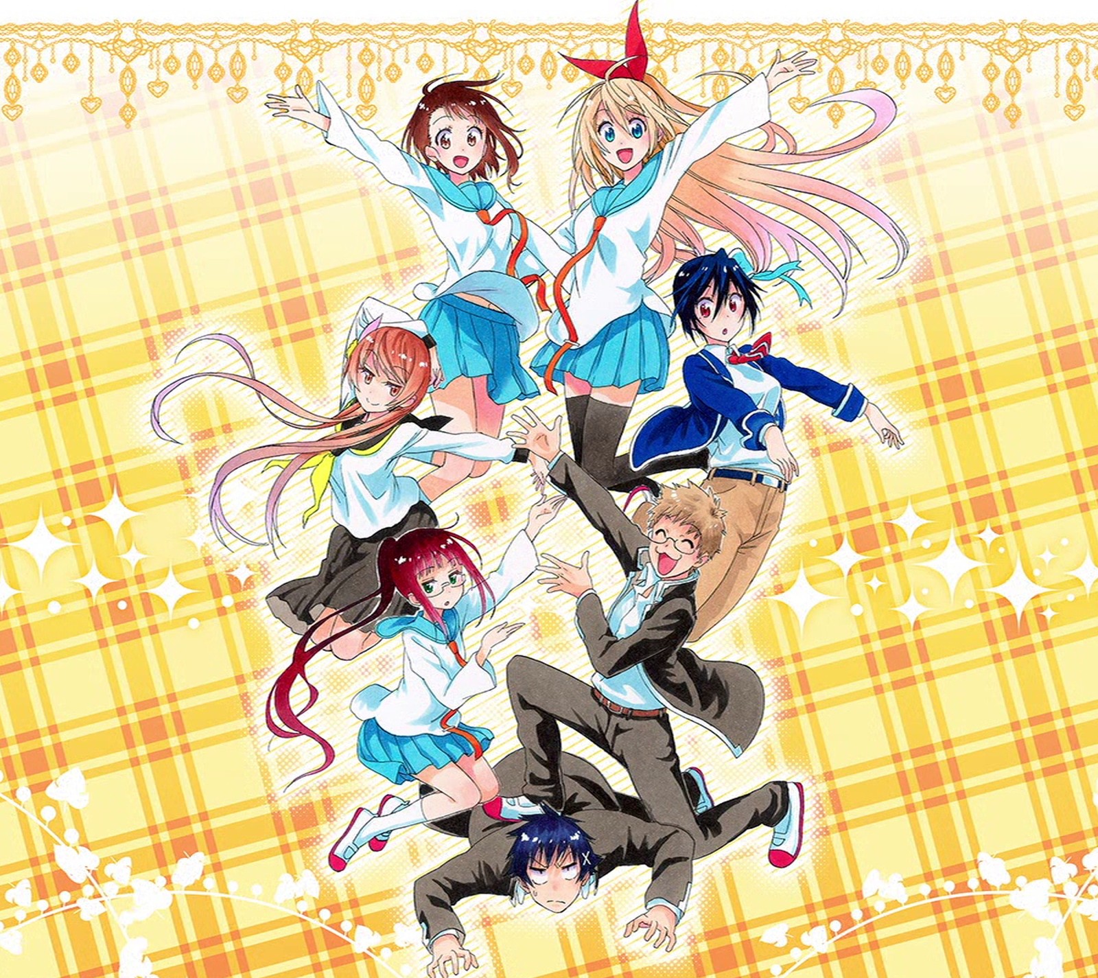 Téléchargez le fond d'écran anime, nisekoi