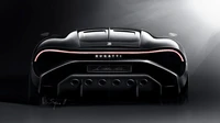 Concept de supercar Bugatti futuriste : Design arrière frappant