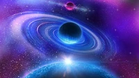 outer space, galaxy, universe, space, atmosphere wallpaper