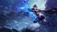 Ashe en acción: Épica batalla nevada en League of Legends