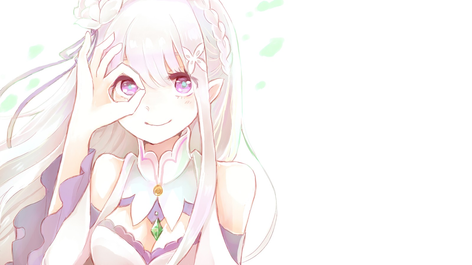 emilia, re zero, anime, re zero starting life in another world, re zero kara hajimeru isekai seikatsu wallpaper