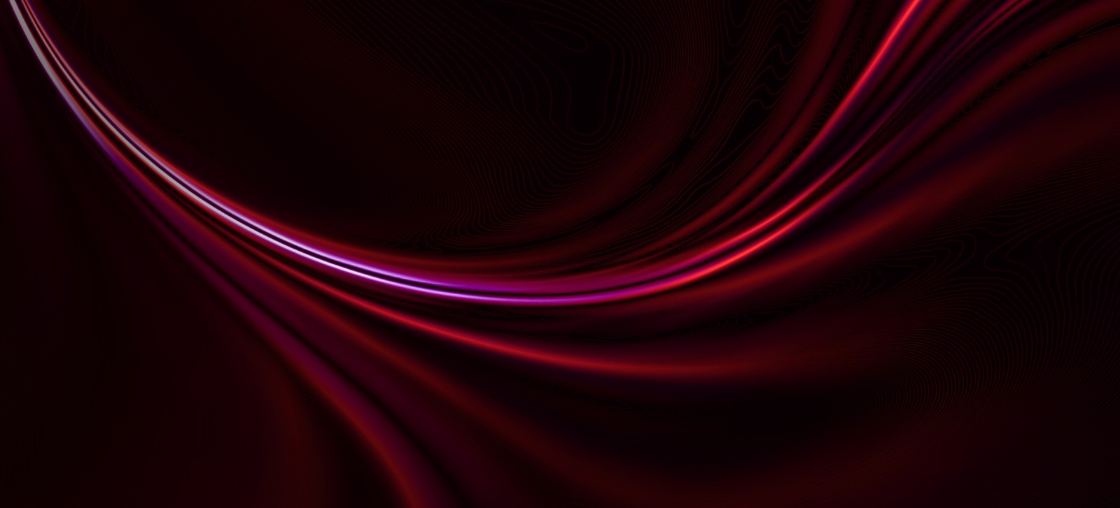 A close up of a red and black background with a curved design (oneplus 8 pro, red aesthetic, stock, qhd, 2020)