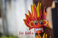 Arte de máscaras de Galle en Sri Lanka