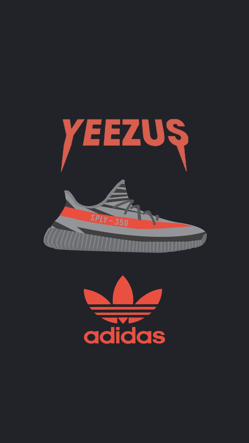 Крупный план пары кроссовок с надписью yeezus на них (350, бапе, bape, тёмный, минимализм)