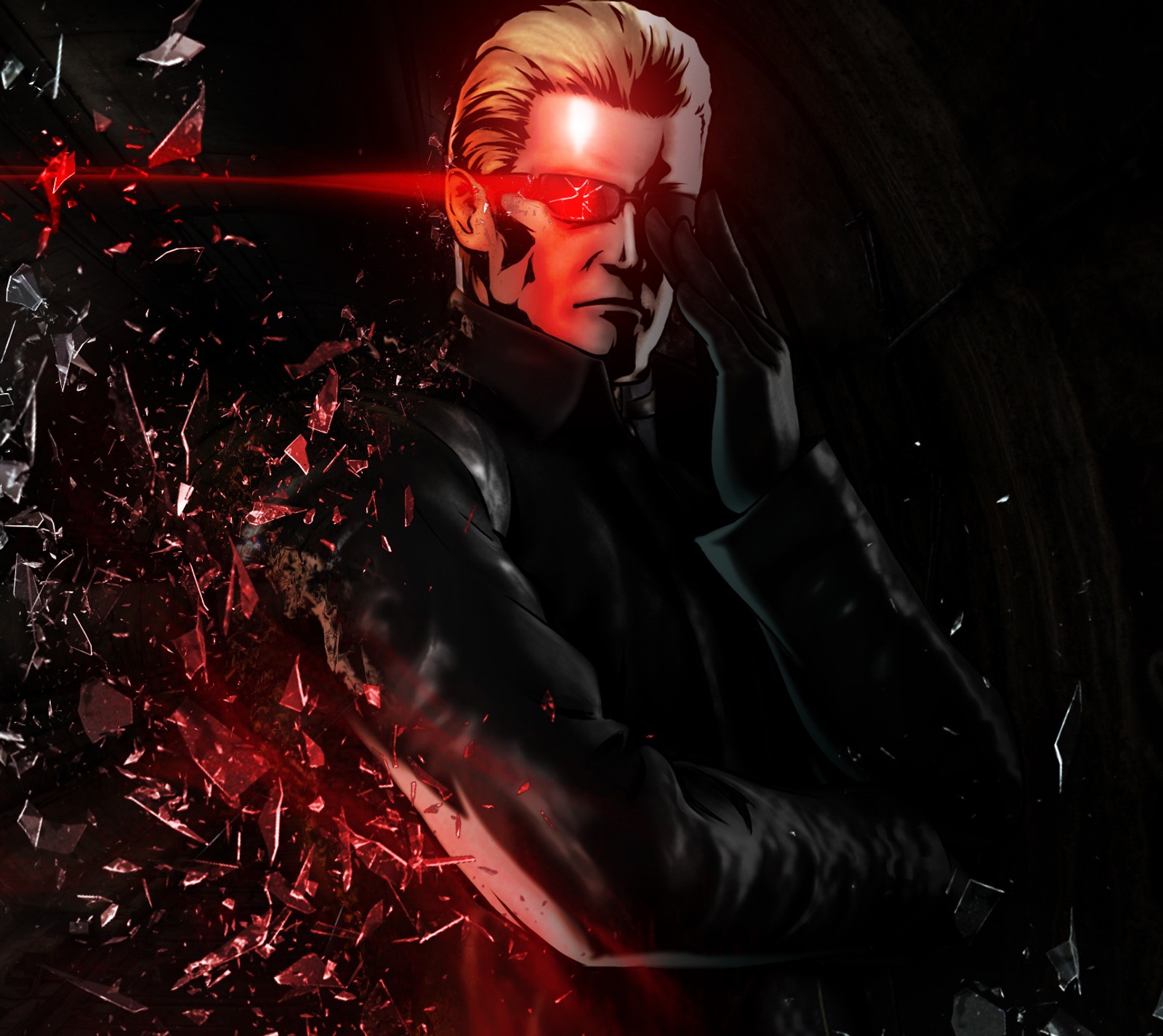 resident evil, wesker wallpaper