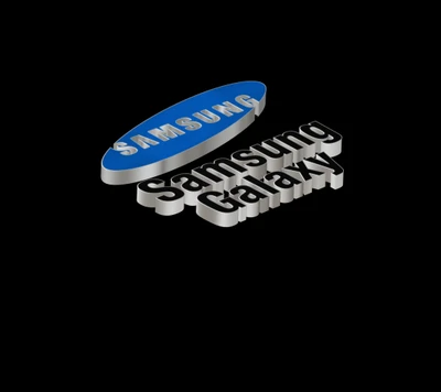 Samsung Galaxy 3D-Logo-Design (2015)