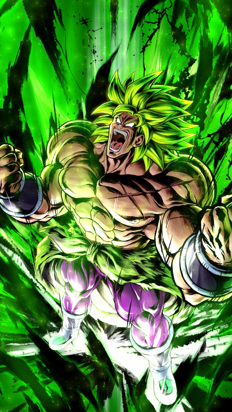 Крупный план мультяшного персонажа на зеленом фоне (дракон, мяч, супер, broly, драгон бол супер бролли)