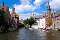 body of water, waterway, canal, town, channel