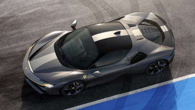 LaFerrari: Uma obra-prima de supercarro elegante em cinza Maranello