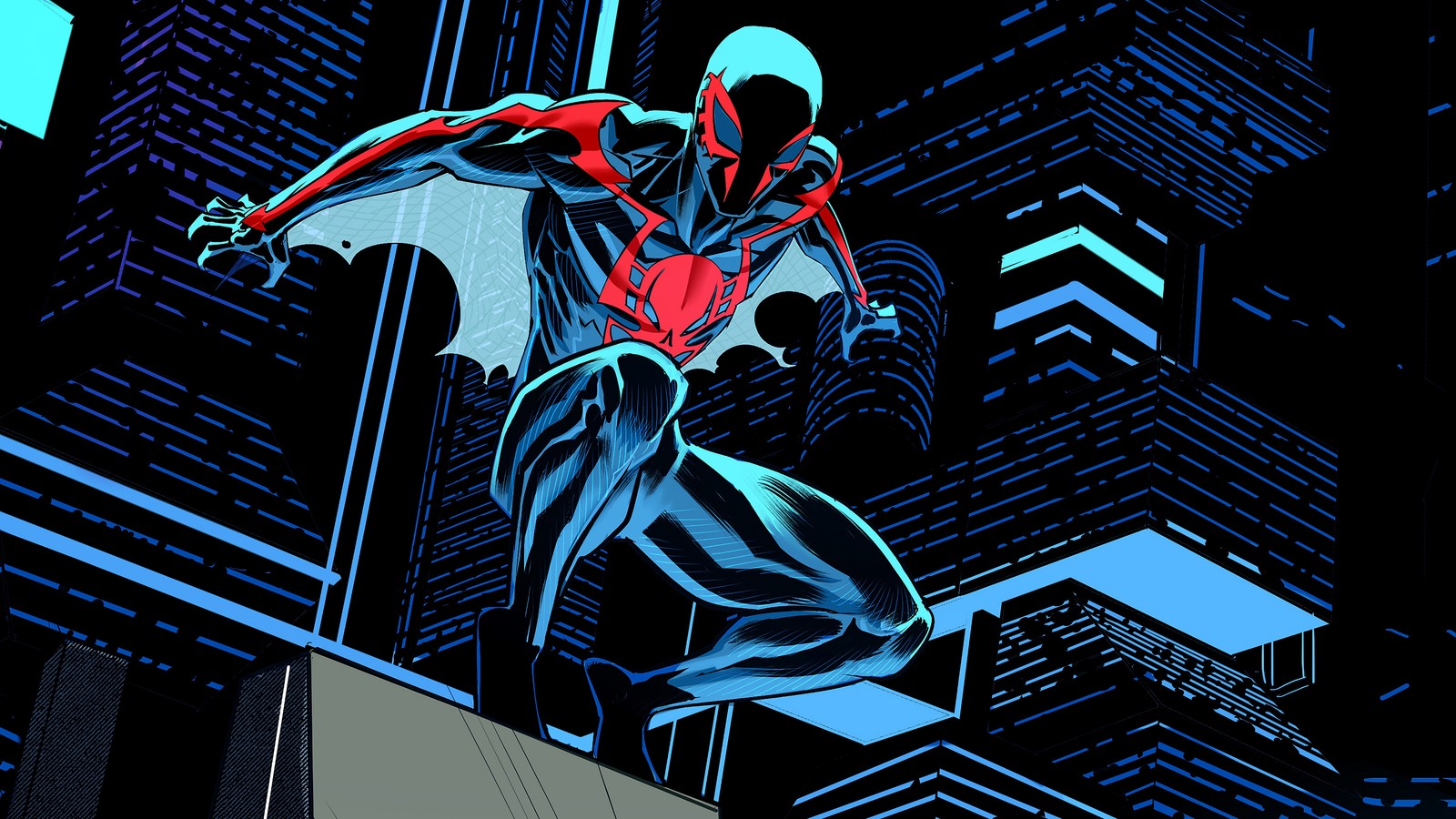 Lade spider man 2099, marvel comics, comics Hintergrund herunter