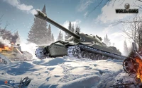 world of tanks, wargaming, panzer, schwerer panzer, schnee