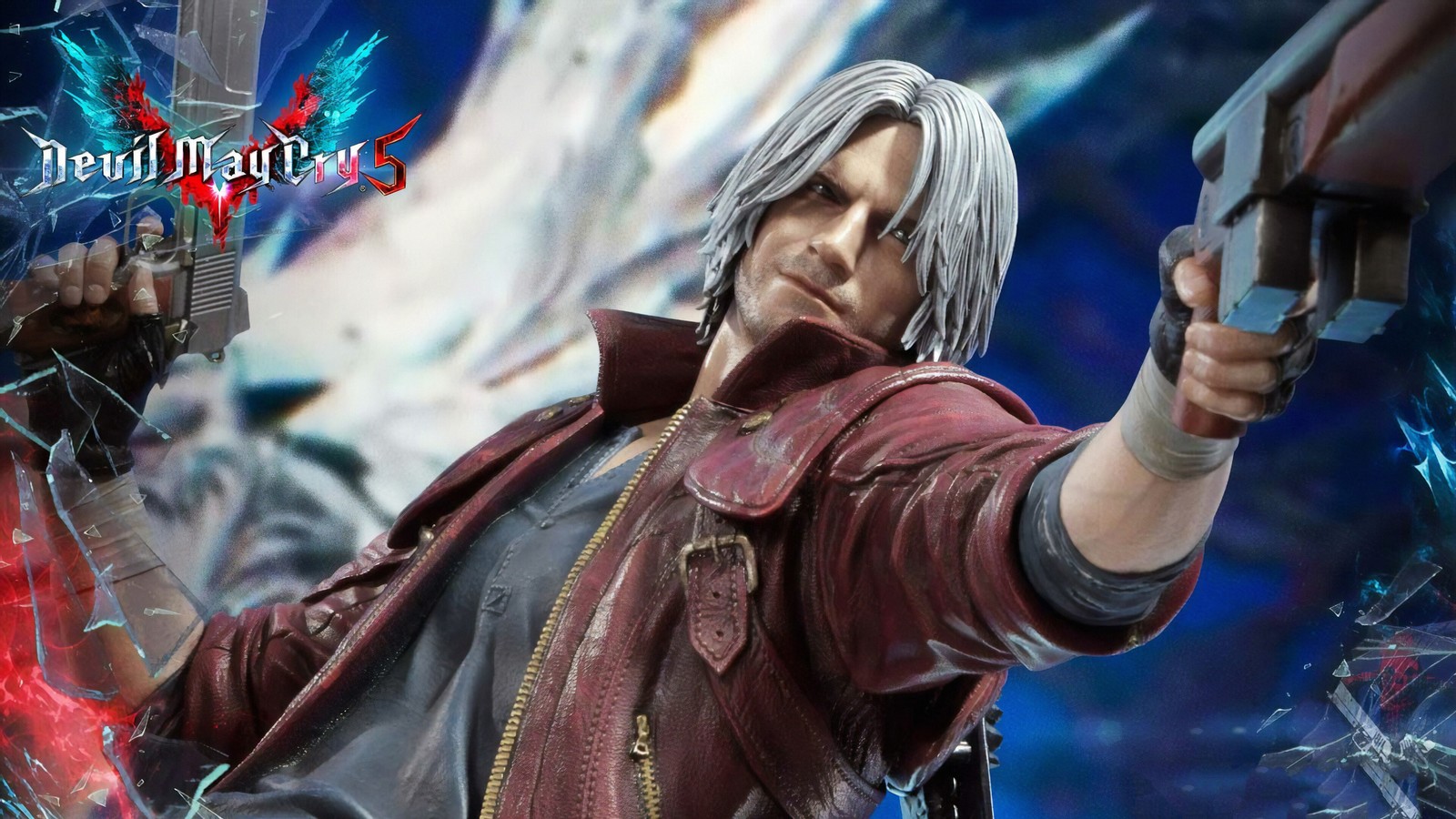 Figura de acción de devil may cry. (dante, arma, pistola, devil may cry 5, dmc)