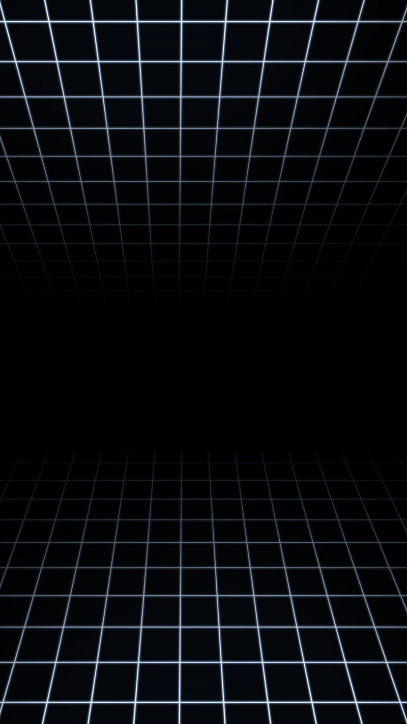 A black and white grid background with a dark center (black, net)