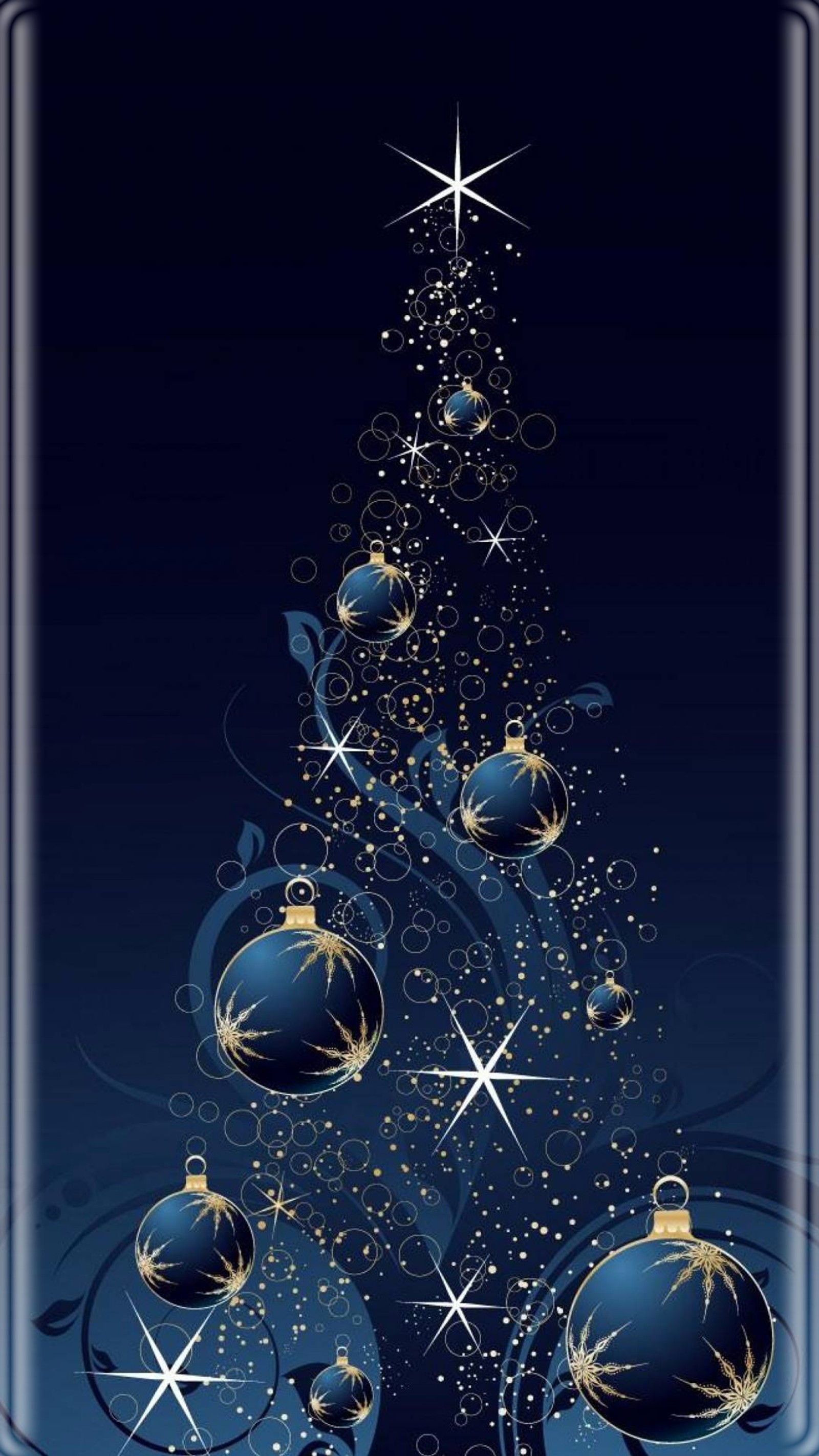 Descargar fondo de pantalla navidad, árboles, feliz navidad, alegre, azul