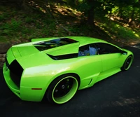 Meilleur Lamborghini en finition vert frappant