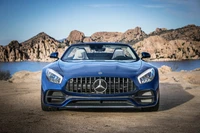 Mercedes AMG GT Roadster: Uma fusão de luxo e desempenho em uma paisagem deslumbrante