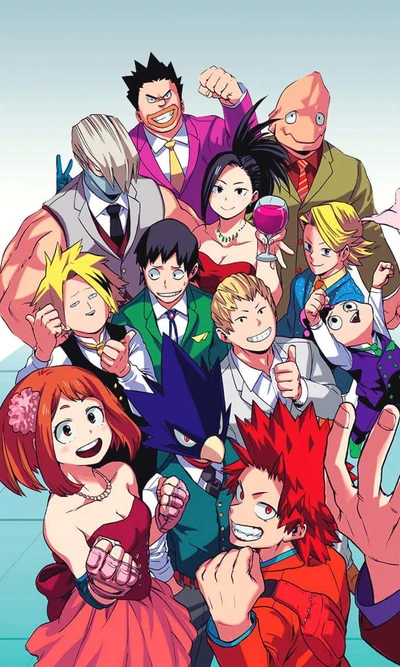 Celebrando Heróis: Turma de Graduação de Boku no Hero Academia