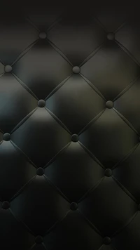 Elegant Black Quilted Wallpaper Design