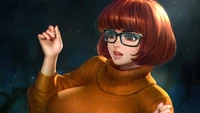 Velma Dinkley dans l'art numérique : Une interprétation moderne de dessin animé