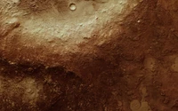 asteroid, impact crater, brown, soil, wood wallpaper