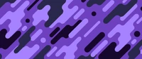 Vibrant Purple and Azure Abstract Pattern with Flowing Lines