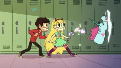 Star and Marco's Magical Adventure with a Unicorn