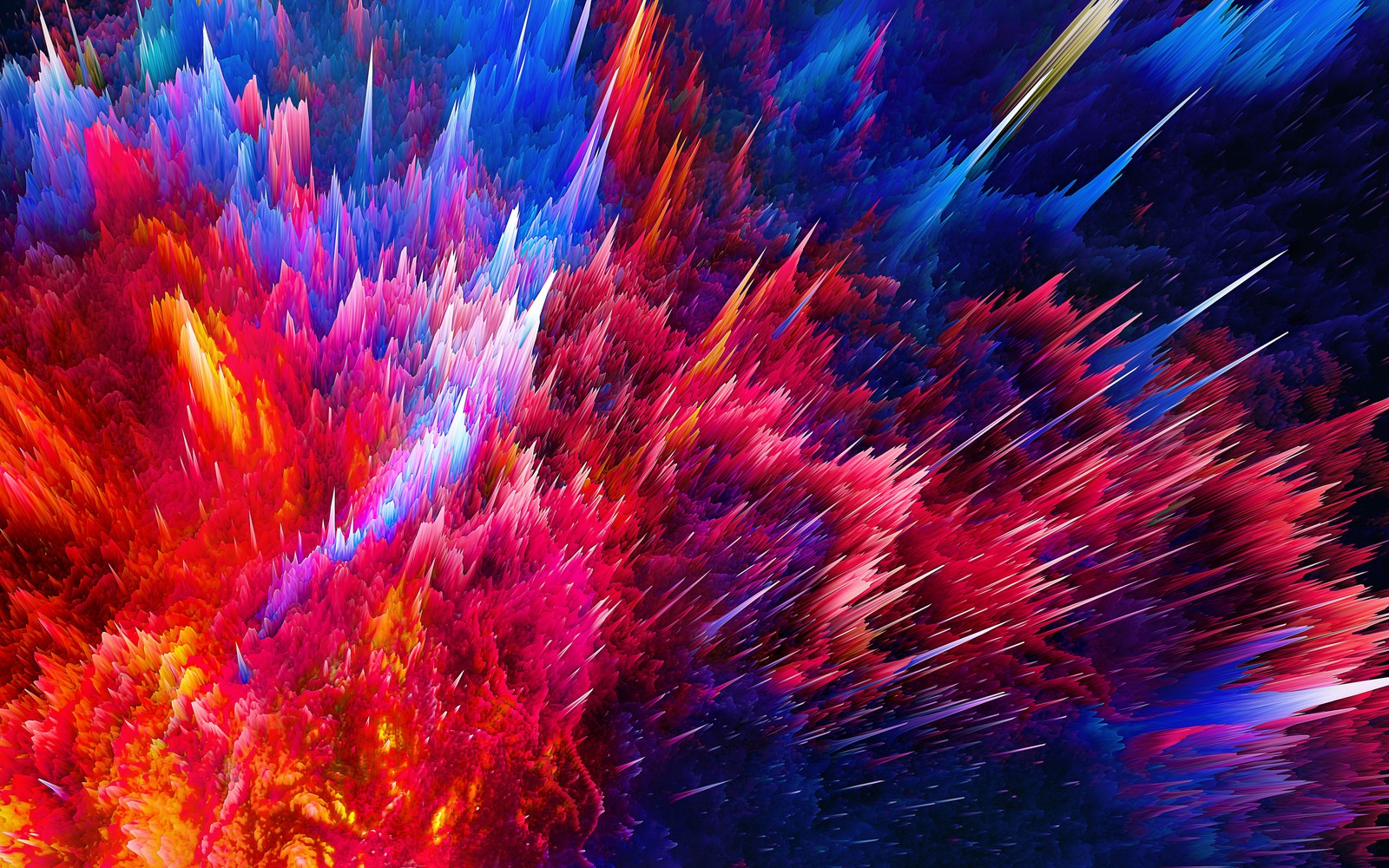 Téléchargez le fond d'écran fond coloré, 5k, explosion de couleur, abstrait, fond décran 4k