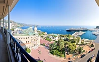 balcony, property, sea, city, travel